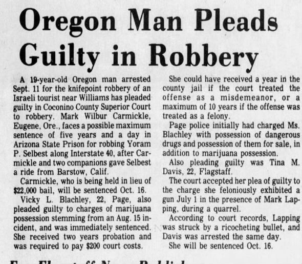 Vicky Blachley arrest